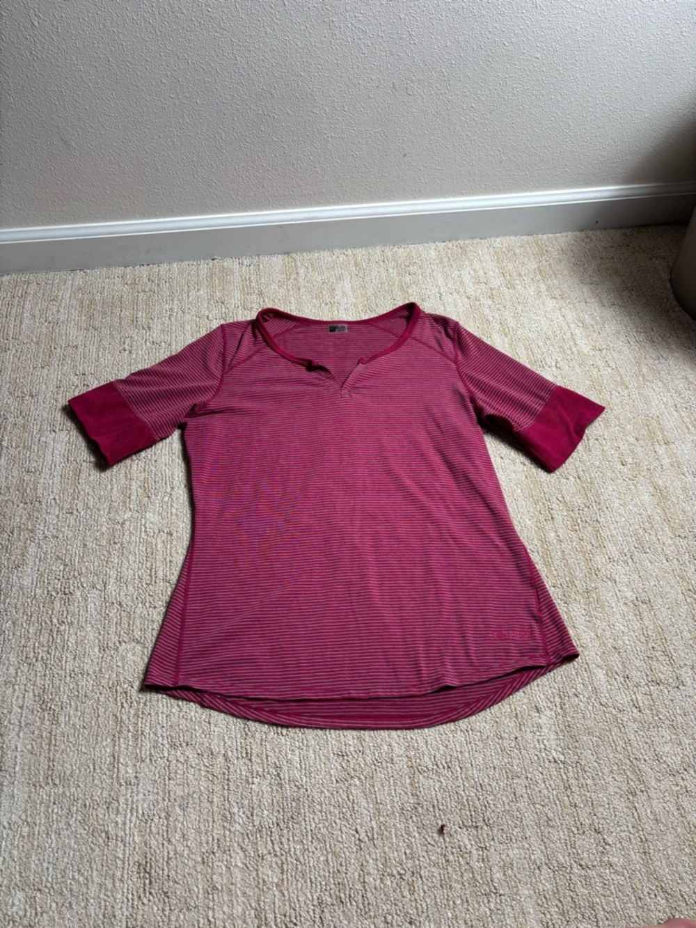 Marmot Women's Burgundy Short-Sleeve Top